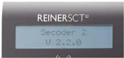 Reiner SCT CyberJack RFID Comfort - Reihenfolge der Displayanzeigen ohne geladener Applikation - 11