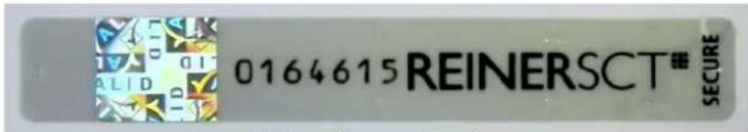 Reiner SCT CyberJack RFID Comfort - Sicherheitshinweis Gerätesiegel - 1