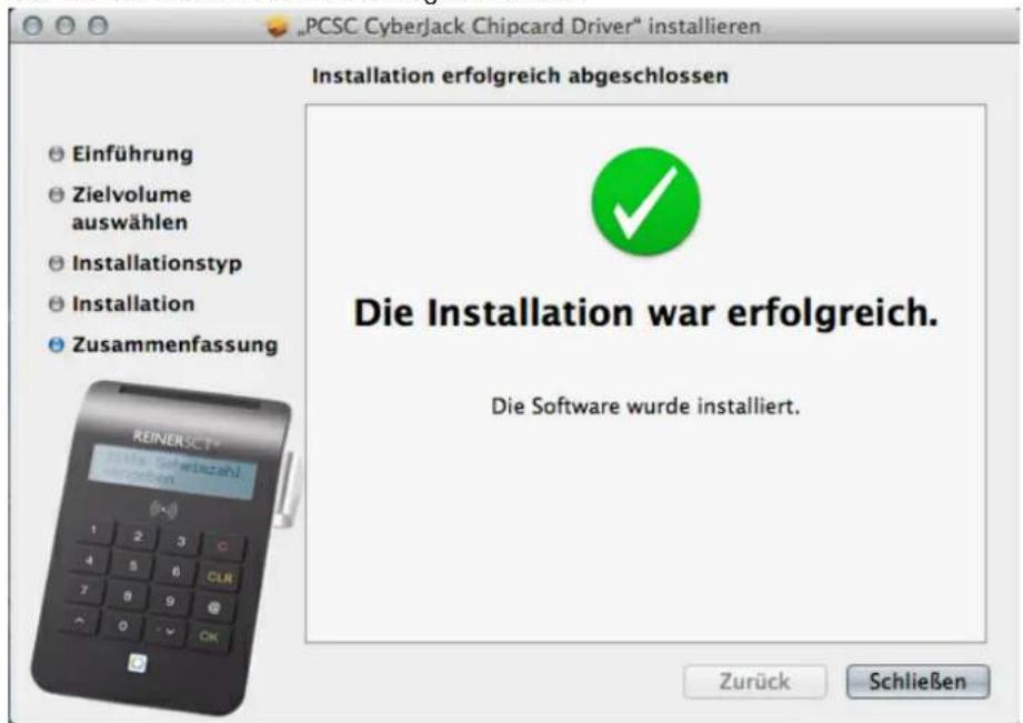 Reiner SCT CyberJack RFID Comfort - Mac OS X - 5