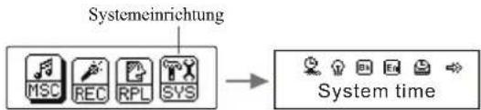 Odys S10 - Hauptmenü - 1