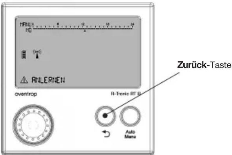 Oventrop R-Tronic RTF B - HINWEISE bei gescheitertem Anlernvorgang - 1