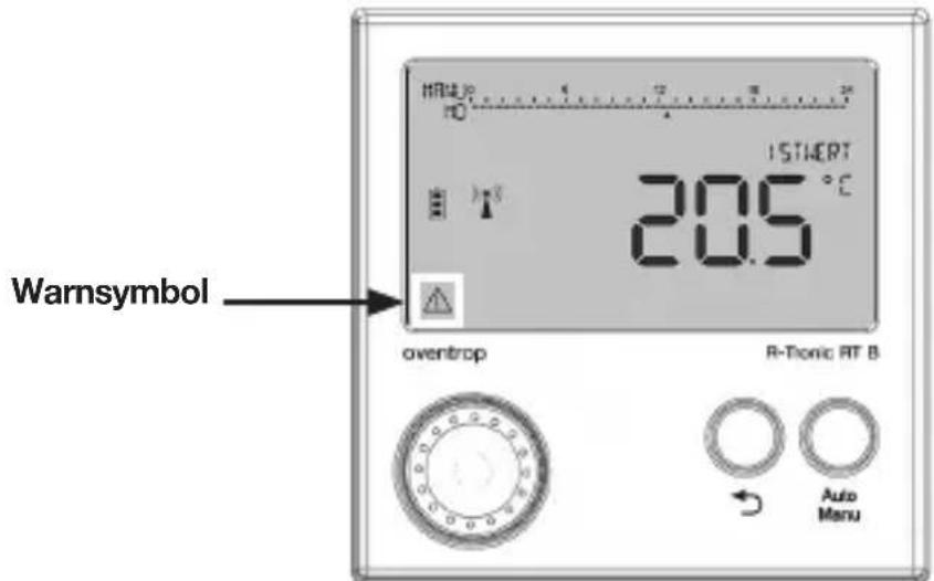 Oventrop R-Tronic RTF B - HINWEISE bei gescheitertem Anlernvorgang - 2