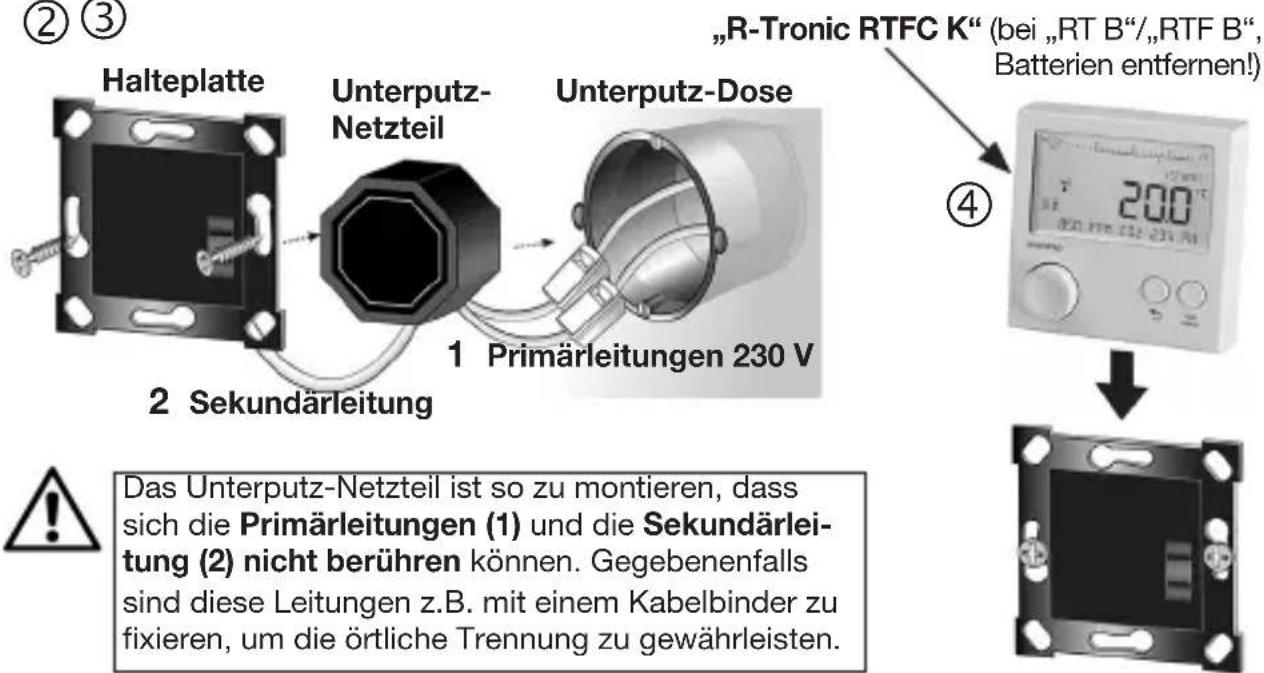 Oventrop R-Tronic RTF B - Brandgefahr durch Überladung der Batterien! - 1