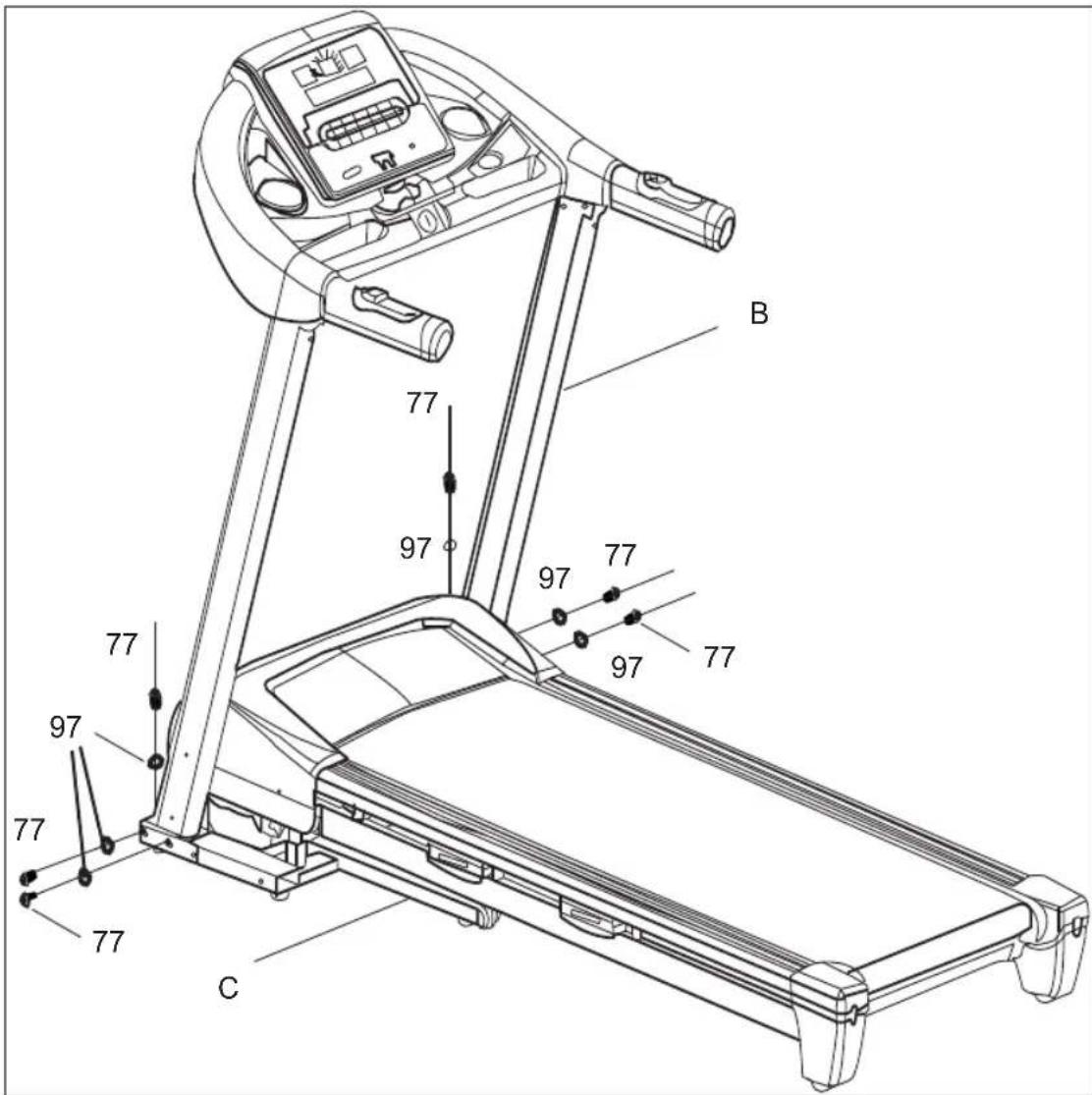 SportPlus SP-TM-4220E - MONTAGEANLEITUNG - 1