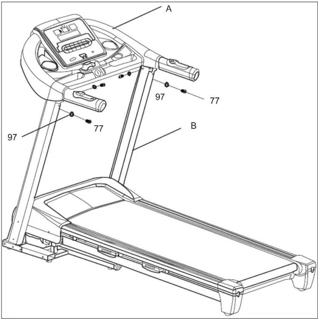 SportPlus SP-TM-4220E - MONTAGEANLEITUNG - 1