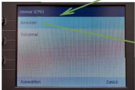 Mitel 6867i - Anrufumleitung - 6