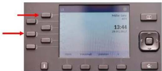Mitel 6867i - Konfigurierbare Tasten mit LE> (T1-T20) - 1