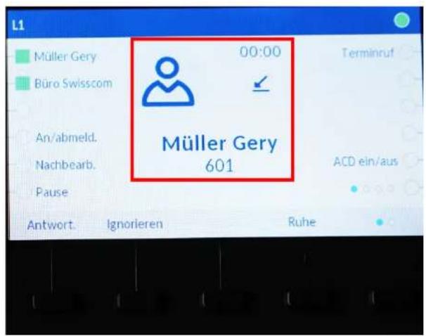 Mitel 6867i - Rückruf - 1