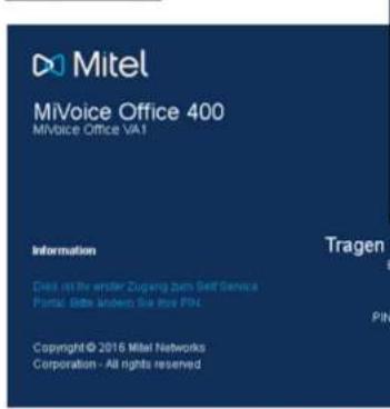 Mitel 6867i - PIN ändern - 1