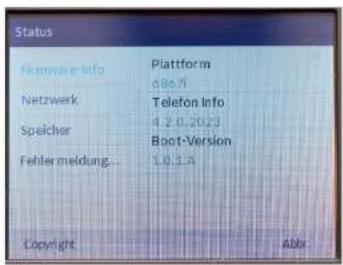 Mitel 6867i - Status - 4