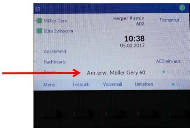 Mitel 6867i - Rückruf - 2