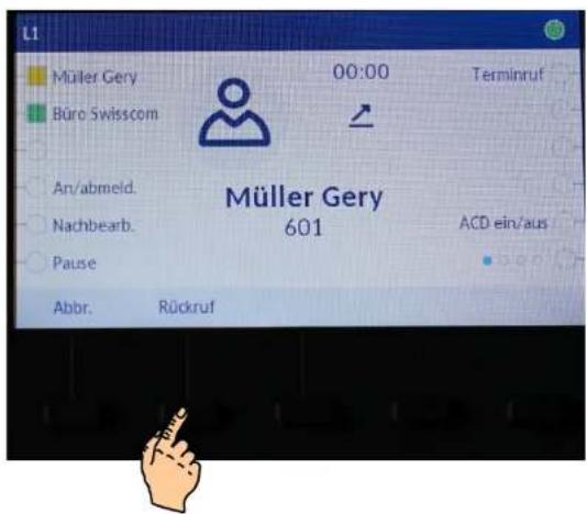 Mitel 6867i - Rückruf - 1