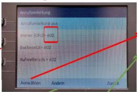 Mitel 6867i - Anrufumleitung - 4