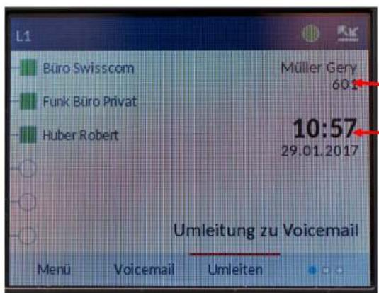 Mitel 6867i - >isplayanzeige - 1