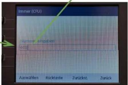 Mitel 6867i - Anrufumleitung - 7