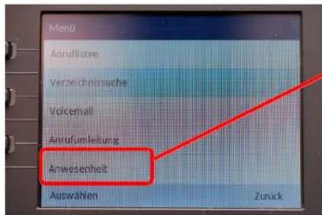 Mitel 6867i - Anwesenheit - 1