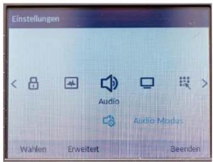 Mitel 6867i - Optionentaste,Lokales,Einstellungsmenü - 1