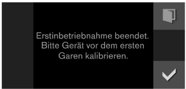 GAGGENAU BS474111E - Erstinbetriebnahme beenden - 1