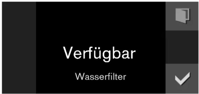 Verfügbar Wasserfilter
