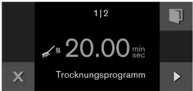 GAGGENAU BS475111E - Trocknungsprogramm starten - 1