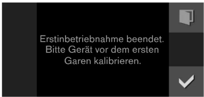 GAGGENAU BS475111E - Erstinbetriebnahme beenden - 1