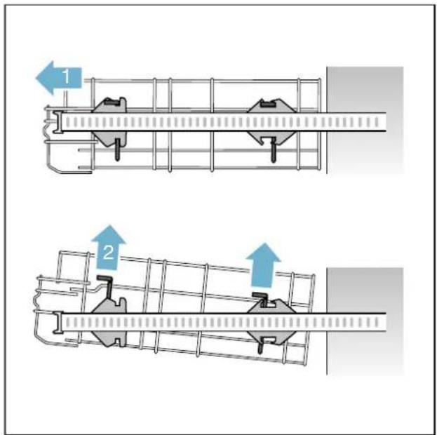 GAGGENAU DF260166F - Removing lower basket 29: - 1