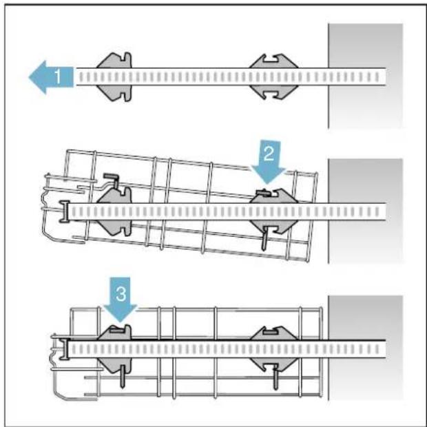GAGGENAU DF260166F - Installing lower basket 29: - 1