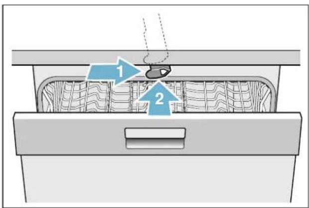 GAGGENAU DF260166F - Deactivate the child-proof lock (door lock) as follows: - 1