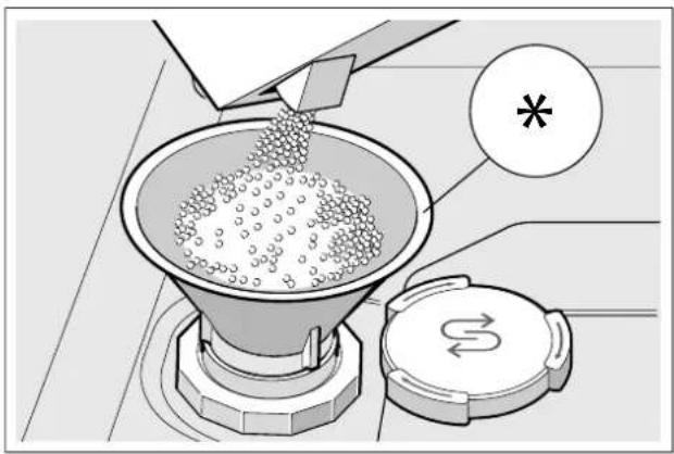 GAGGENAU DF260166F - Top up the salt as follows: - 1