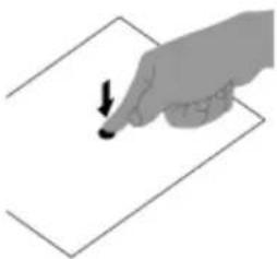 SONY Xperia Tablet S SGPT13 - Tap &amp; hold - 1