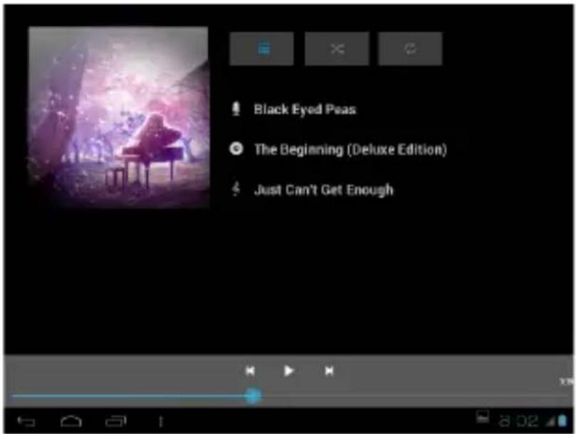 Allview Viva H10HD - Das Audio-Wiederegabe Interface - 1