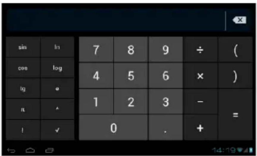 sin ln 7 8 9 ÷ ( cos log 4 5 6 × ) lg e 1 2 3 - = it ^ 0 . + ! √ 14:19
