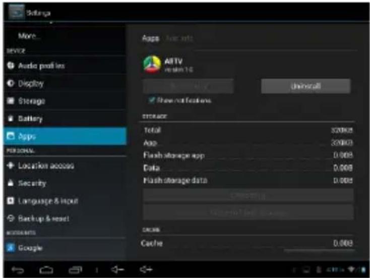 Allview Viva H10HD - Deinstallierung einer Anwendung - 2