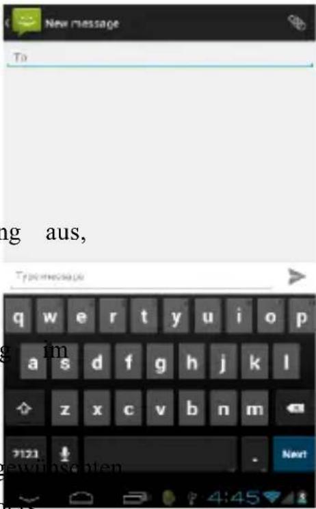 ng aus, Type:message q w e r t y u i o p a s d f g h j k l z x c v b n m 7121 gewinssoplen Next