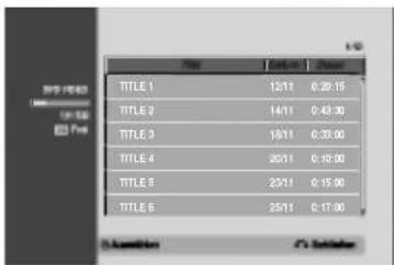 TITLE 1 TITLE 2 TITLE 3 TITLE 4 TITLE 5 TITLE 6 12/11 0:29.15 14/11 0:43.30 15/11 0:33.00 20/11 0:10.00 22/11 0:15.00 25/11 0:17.00