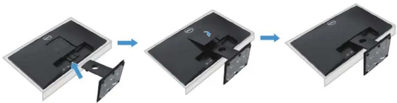 DELL E Series E1920H - Verbinden des monitorständers - 4