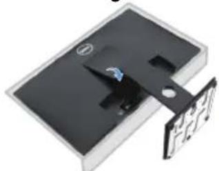 DELL E Series E1920H - Verbinden des monitorständers - 4