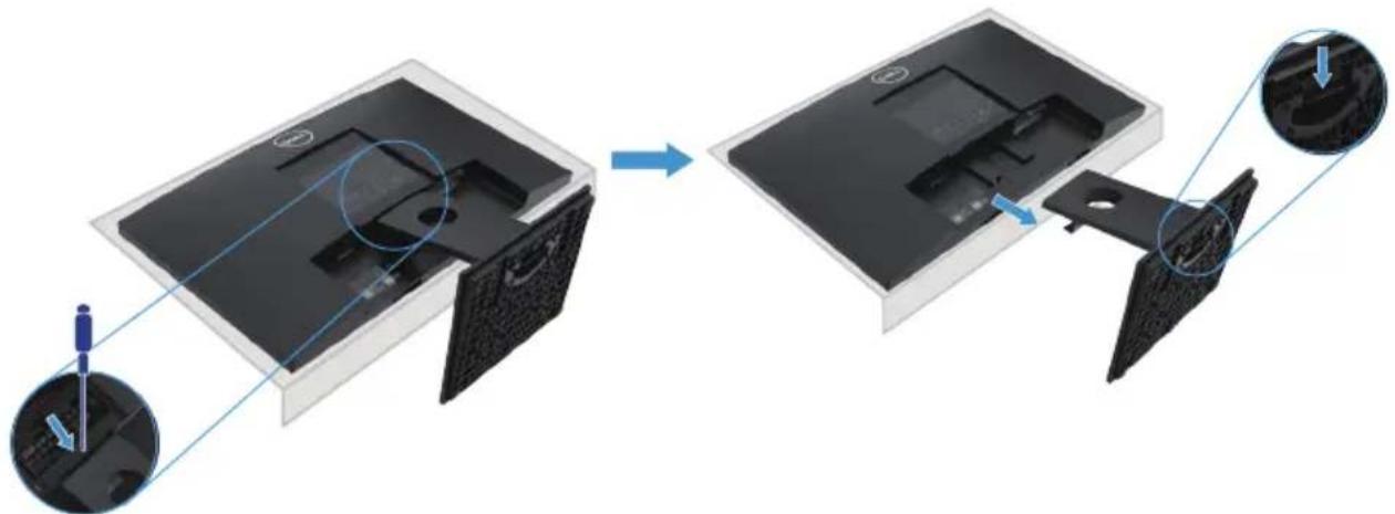 DELL E Series E1920H - Ständer entfernen - 2