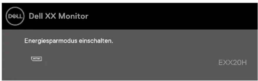 DELL Dell XX Monitor Energiesparmodus einschalten. www EXX20H