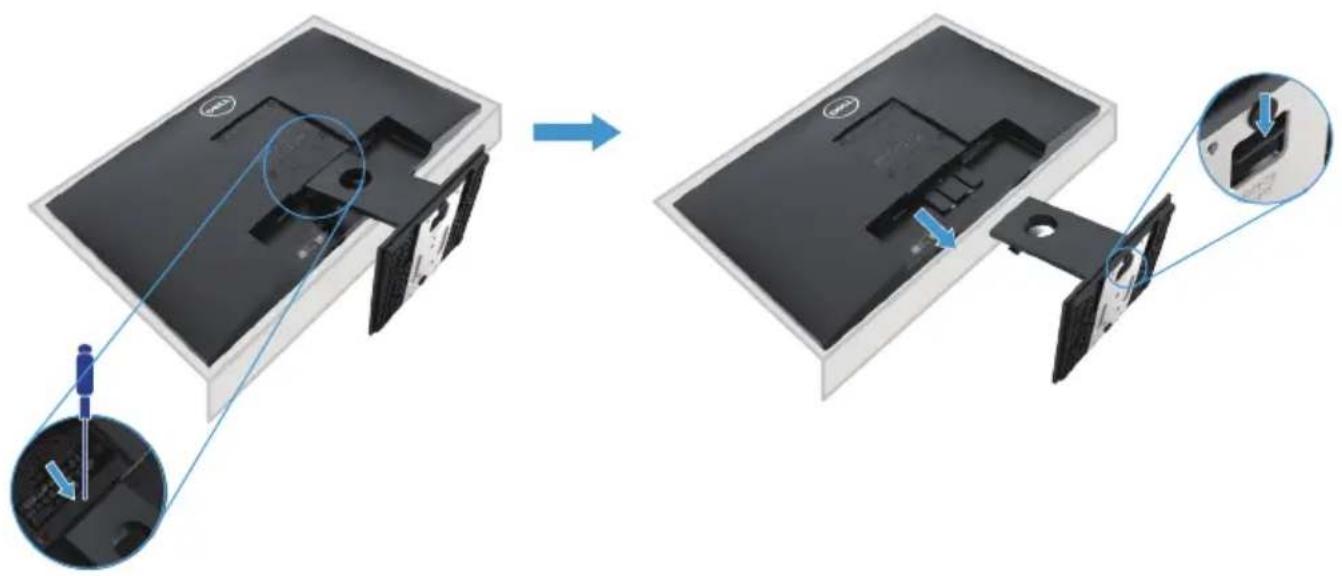 DELL E Series E1920H - Ständer entfernen - 7