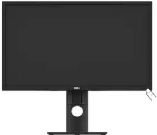 DELL E Series E1920H - Einschalten des monitors - 1