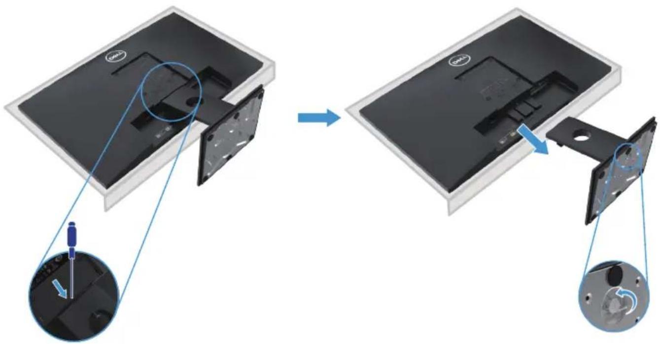 DELL E Series E1920H - Ständer entfernen - 9