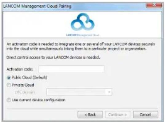 LANCOM 1793VA-4G - Using the activation code - 3