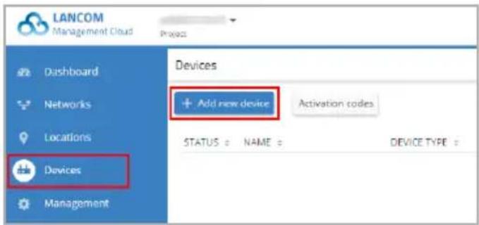 LANCOM 1793VA-4G - Create an activation code - 1