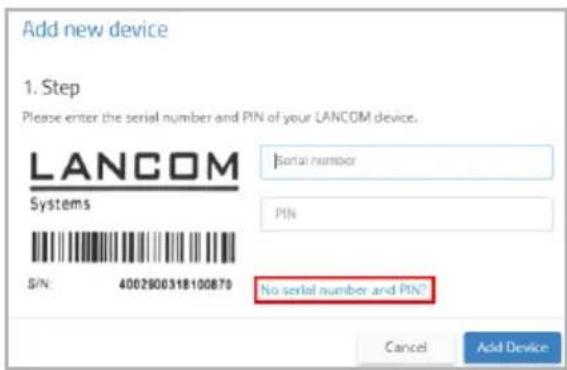LANCOM 1793VA-4G - Create an activation code - 2