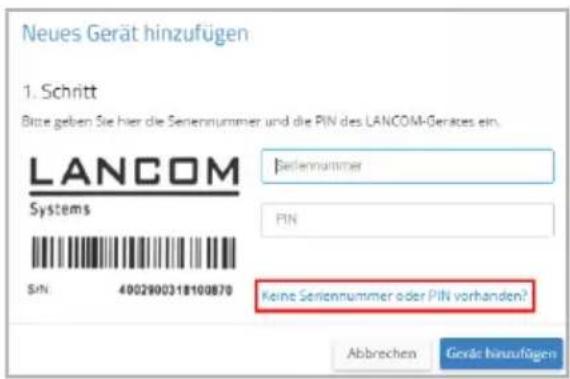 LANCOM LN-1702B - Erstellen eines Aktivierungscodes - 2