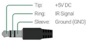 WyreStorm EX-70-G2 - IR RX Port Pinout - 1