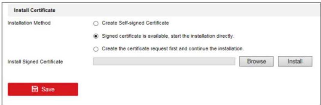 HiLook NVR-108H-D - OPTION 3: Install the available certificate - 1