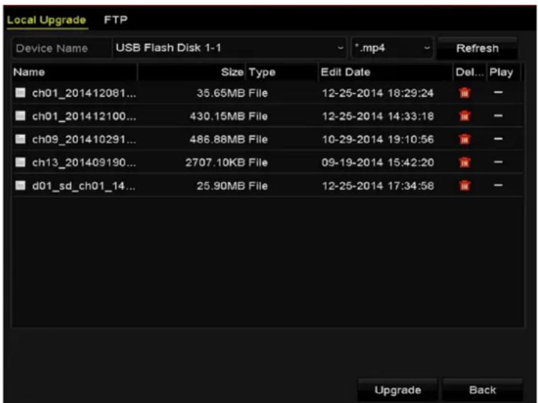 HiLook NVR-108H-D - Upgrading by Local Backup Device - 1
