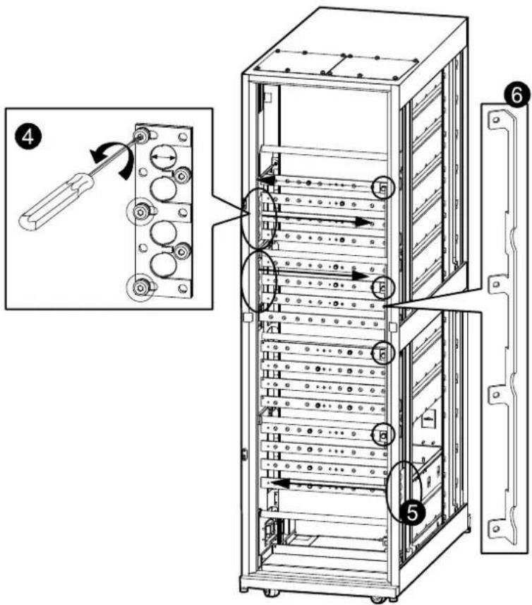 APC Symmetra PX 96/160KW - Zugang zu den Kabelanschlüssen der USV - 2